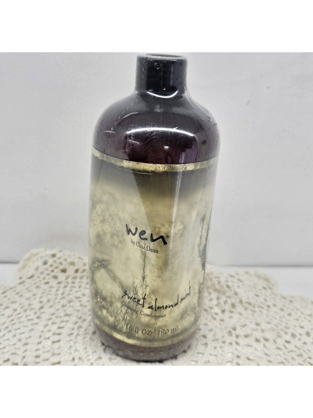 WEN by Chaz Dean Sweet Almond Mint Cleansing Conditioner 16 Oz New Seal No Pump